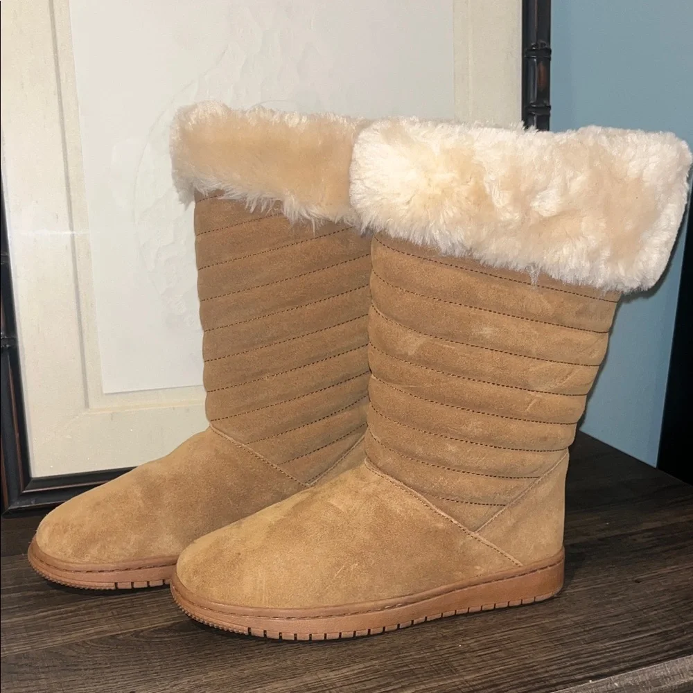 Style & Co. Womens Novaa Suede Cold Weather Winter & Snow Boots sz 7 NWT / NWOB